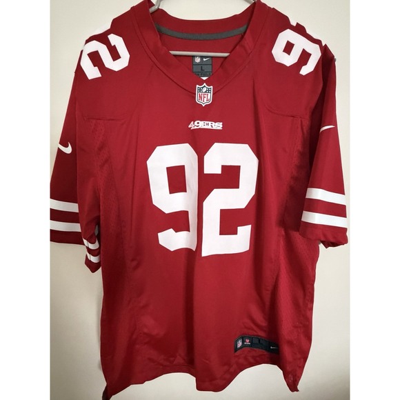 Nike Other - Nike On-Field San Francisco 49ers Zettel #92 NFL Football Jersey size Large